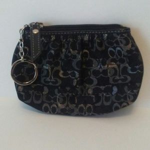 Coach Coin Purse with Keychain Ring